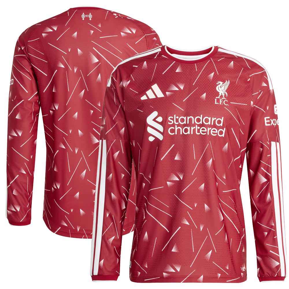 Long Sleeve Player Edition Liverpool FC Home Uniform 26/27